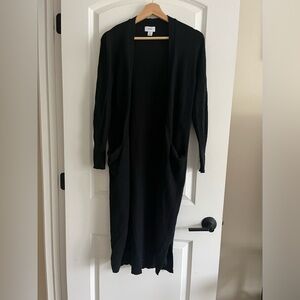 Old Navy Black Long Cardigan Sz XSP